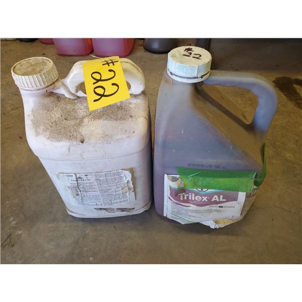 2 JUGS OF TRILEX & CHARTER