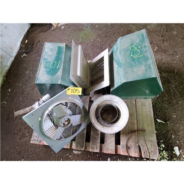 QUANTITY OF FANS & VENS