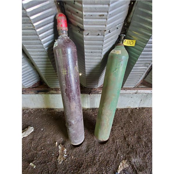 2 OXY-ACETYLENE TANKS