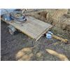 Image 1 : APPROX. 5' X 7' SINGLE AXLE TRAILER (HOME BUILT)