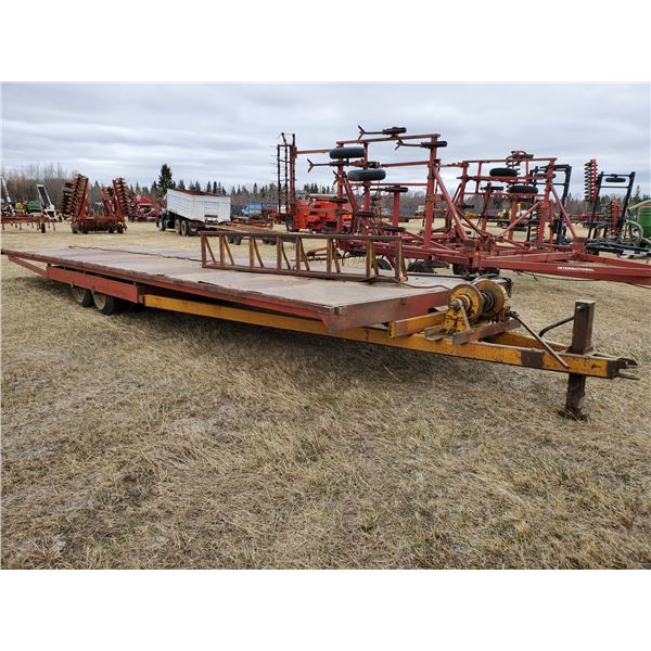APPROX. 35' TANDEM AXLE HAY TRAILER