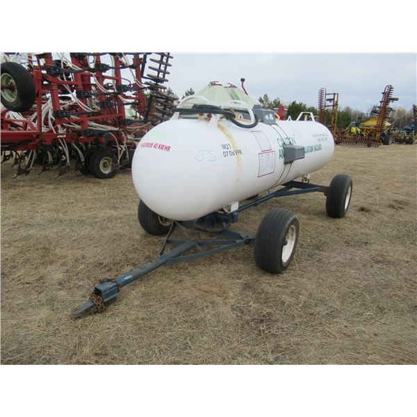 1976 WESTEEL 1000 GALLON NH3 TANK & TRANSPORT