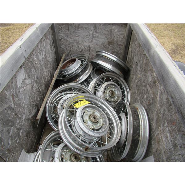 MOTORCYCLE RIMS (APPROX. 11)