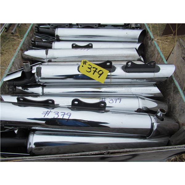 APPROX. 100 MUFFLERS IN CRATE