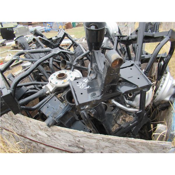 CRATE FULL OF MOTERBIKE FRAMES