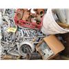 Image 3 : GREEN CRATE FULL OF PIPE FITTINGS, BOLTS, ANCHORS & 2 PAILS OF FITTINGS