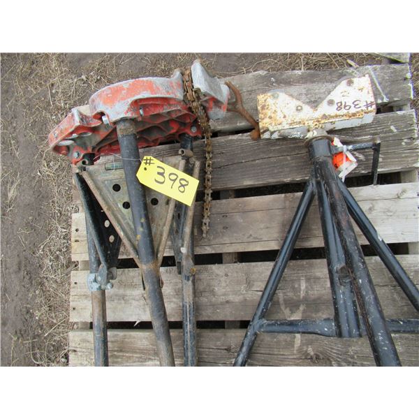 RIGID PIPE VISE & PIPE STAND