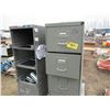 Image 1 : 2 FILING CABINETS C/W MISC & ALUMINUM