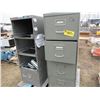 Image 2 : 2 FILING CABINETS C/W MISC & ALUMINUM