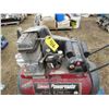 Image 1 : 3 SLEDGE HAMMERS, LEVEL, HEATER, AIR COMPRESSOR