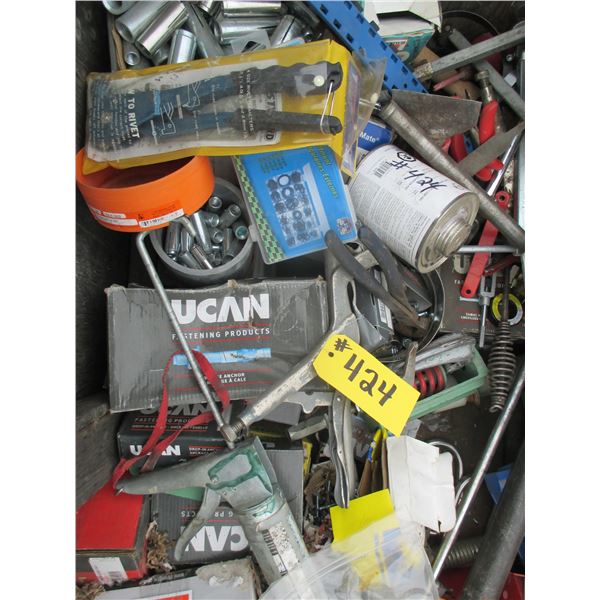 ANCHORS, GAUGES, HAMMERS, SOCKETS, BENDERS, EYE BOLTS