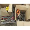 Image 3 : LARGE QUANTITY OF SCREWDRIVERS, FILES, SOCKETS, HAMMERS, EASY OUTS, TAPE LINES