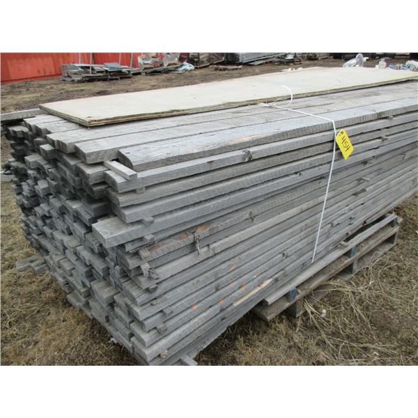 PALLET OF ROUGH 1 X 4'S