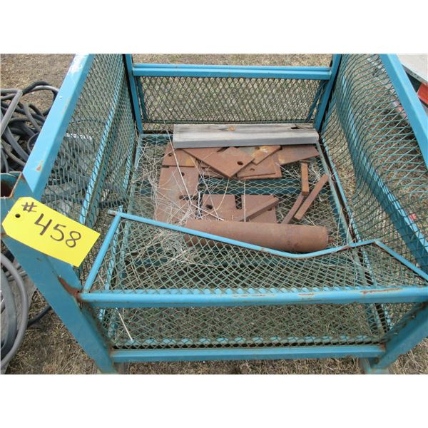 BLUE STEEL RACK C/W STEEL