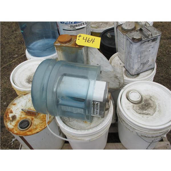 PALLET OF OILS, PURGEX L-24, PRIMER