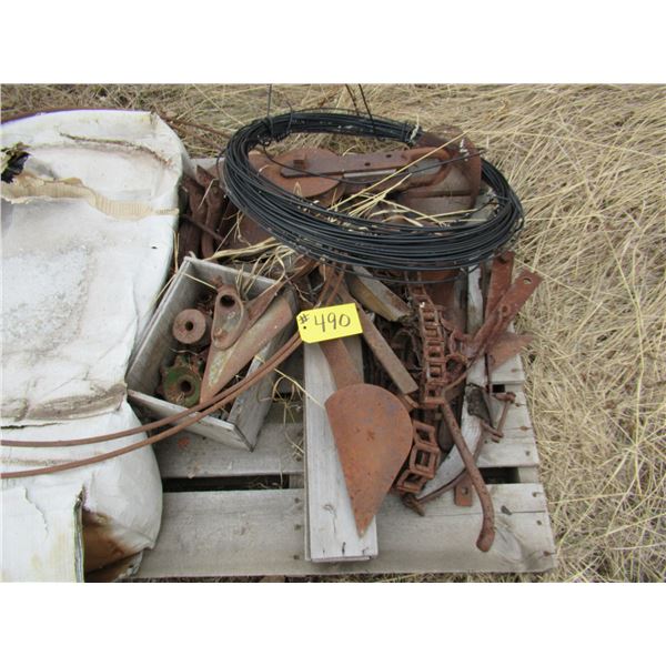 WIRE, PULLEY, JD RAD, NOSE GUARD, MISC STEEL ITEMS