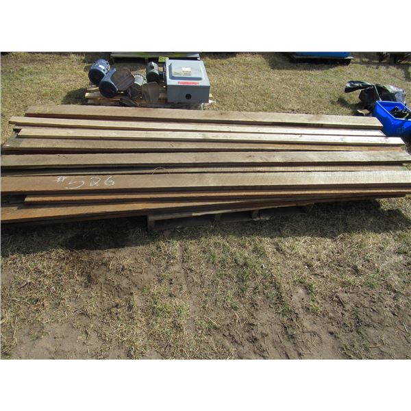 APPROX 23 - 20' CEDAR PLANKS (ALL FOR ONE MONEY)