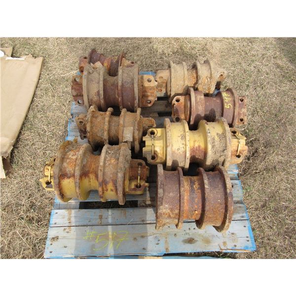 APPROX. 8 CAT TRACK ROLLERS