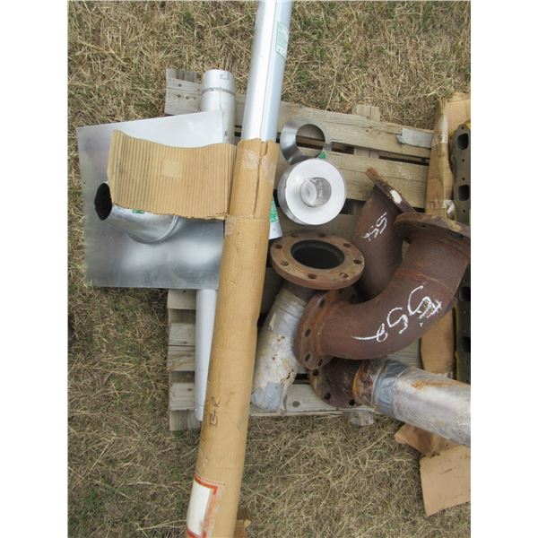 GAS VENTING, 6" PIPE ELBOWS