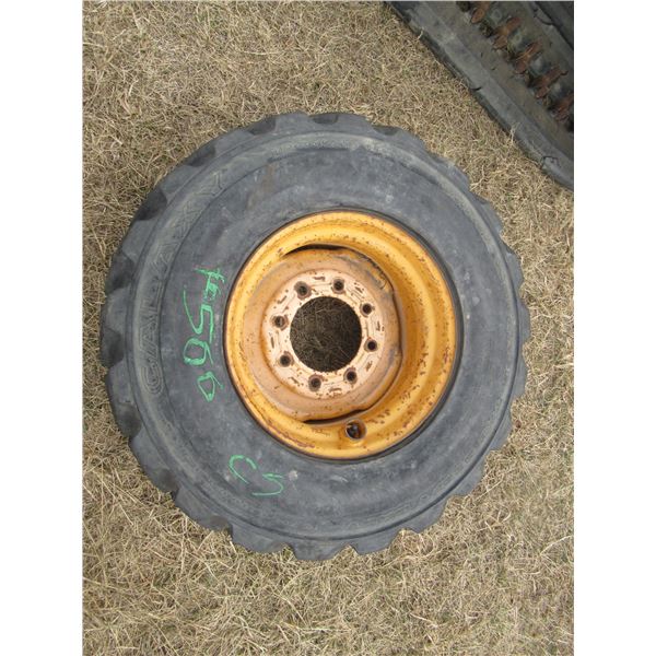 1 - 12 X 16.4 NHS TIRE ON CASE RIM