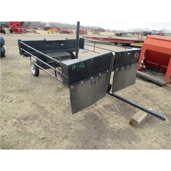 PORTABLE SOLAR WATER TANK PUMP ON WHEELS