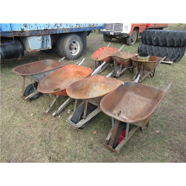 7 WHEELBARROWS (ALL FOR ONE MONEY)
