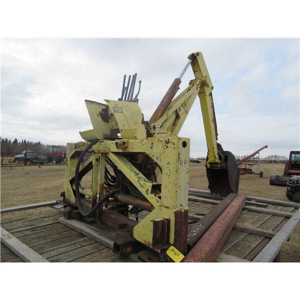 YELLOW BACKHOE ATTACHMENT