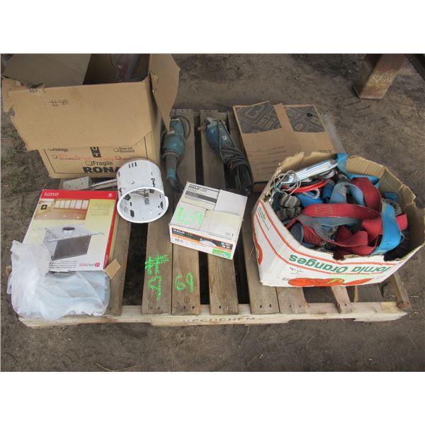 LIGHT FIXTURE, 2 GRINDERS, CONVERSION BOX, HARNESS