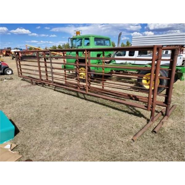 24' FREE STANDING PANELS WITH GATES (PER PANEL TIMES TWO)
