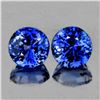 Image 1 : Natural AAA Royal Blue Rare Benitoite Pair - Flawless