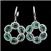 Image 1 : Natural Oval Green Emerald 49 Carats Earrings