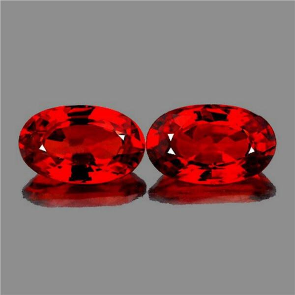 Natural Ruby Pair 5x4 MM - VVS