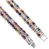 Image 3 : Natural MULTI COLOR  SAPPHIRE 146 Cts Bracelet