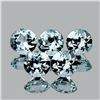 Image 1 : Natural Sky Blue Aquamarine 5 Pcs {Flawless-VVS}
