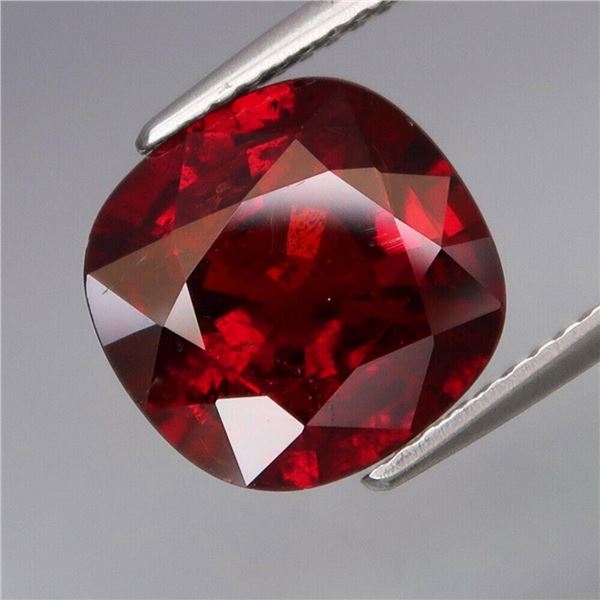 Natural Cushion Red Spessartite Garnet 5.85 Cts