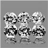 Image 1 : NATURAL DIAMOND WHITE TOPAZ 6 Pcs [FLAWLESS-VVS]