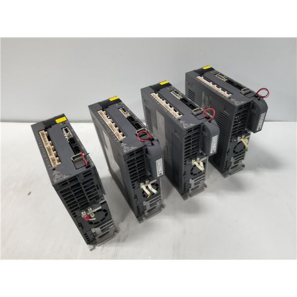 (4) Mitsubishi MR-J3-70B AC Servo