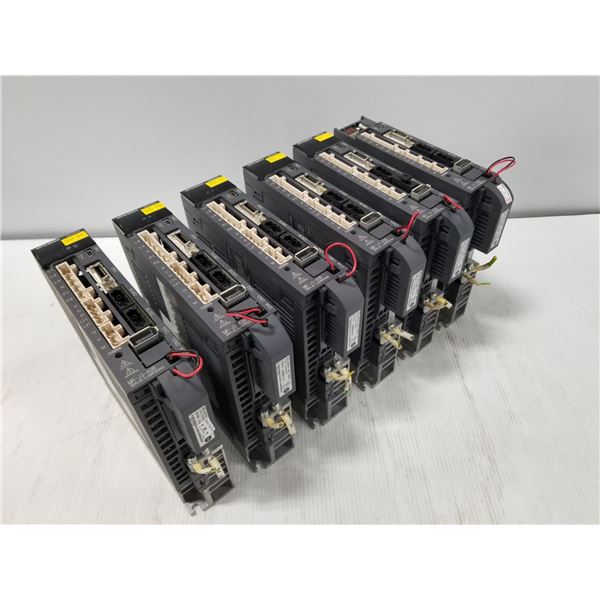 (6) Mitsubishi MR-J3-40B AC Servo