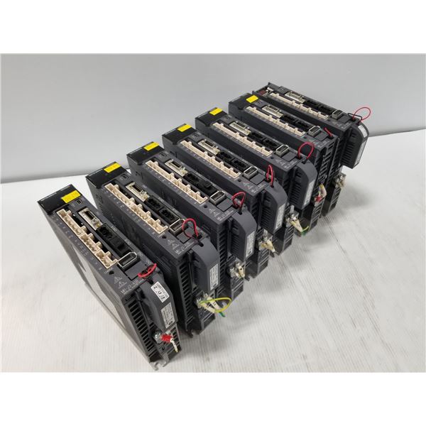 (6) Mitsubishi MR-J3-40B AC Servo