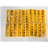 Image 1 : Lot of (100) New? Kennametal Carbide Inserts, P/N: SPG322