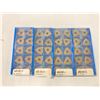 Image 1 : Lot of (40) New? Valenite Carbide Inserts, P/N: WNMG 432-LM