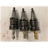 Image 2 : (3) BT40 TG100 Collet Chucks