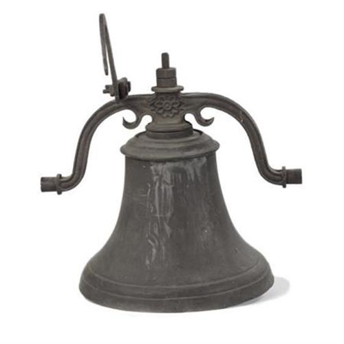 An American Bronze Bell by Fulton Foundry 1848