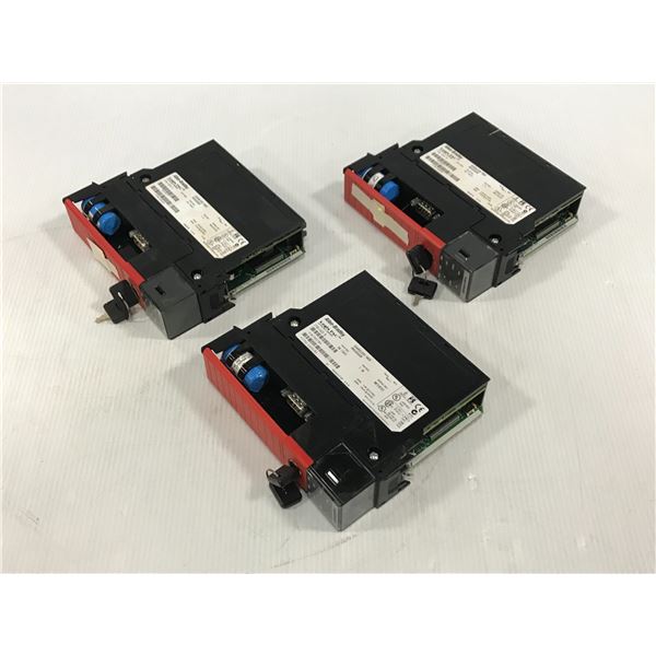 (3) - ALLEN BRADLEY 1756-L62S SERIES B GUARDLOGIX 5562S PROCESSORS