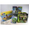 Image 1 : NEW ITEMS POOL SCHOOL 1 2 3 NICKELODEN TURTLES BOX N' BOUCE SPRAY SPRINKLE, SUPER SWIMMER SHARK ATTA