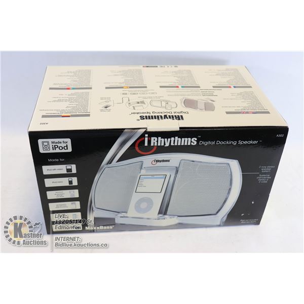 BRAND NEW IRHYTHMS DIGITAL DOCKING SPEAKER #A303