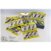 Image 1 : SEALED FISHING HOOKS 7 PACKS WILD EYE LIVE MINNOW PRE-RIGGED FISHING LURE, ARBOGAST BAIT CHAMPIONS, 