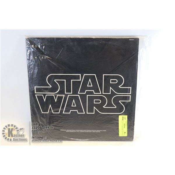 VINTAGE 1977 STAR WARS ORIGINAL SOUNDTRACK 2 VINYL LP ALBUM WITH SLEEVES, POSTER "COMPLETE" 20TH CEN