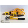 Image 1 : NEW TOOLS (2) TIN SNIPS 10" & 12" W/NEW BOLT CUTTERS