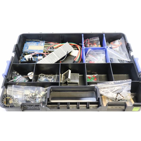 CASE OF VARIOUS ELECTRONIC COMPONENTS